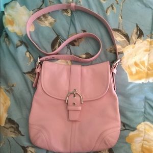 Beautiful pink Coach satchel 🌸